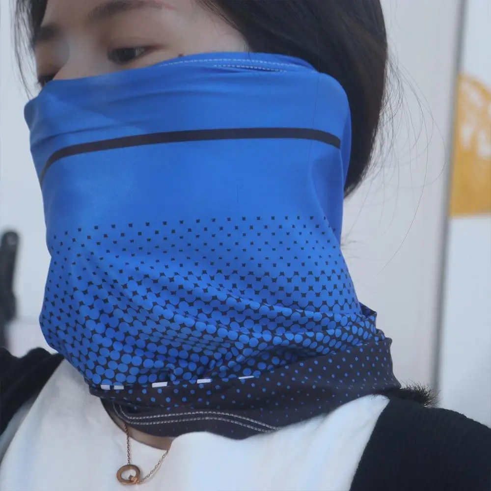 Outdoor Ice Silk Sleeve For Men Women Sunscreen Headscarf Sports Cooling Sleeves Cycling Arm Sleeves UV Protection Ice
