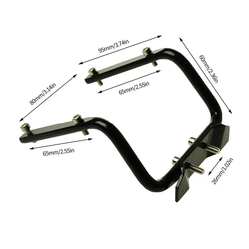 Bike Saddle Bag Stabilizer Support Bracket Water Bottle Holder Rear Rack Stabilizer