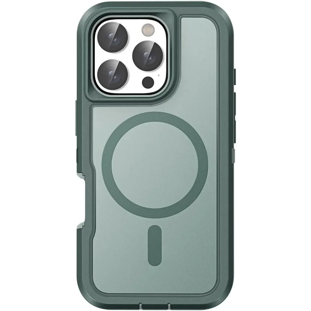 Premium Heavy Duty Magnetic Armor Case with Anti-Slip Grip and Charging Protection