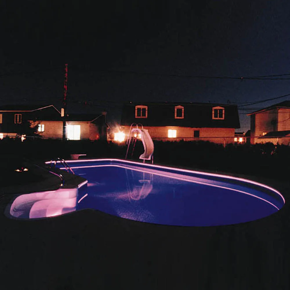 Anti-uv jacket 4mm side glow optical fiber for swimming pool light decoration