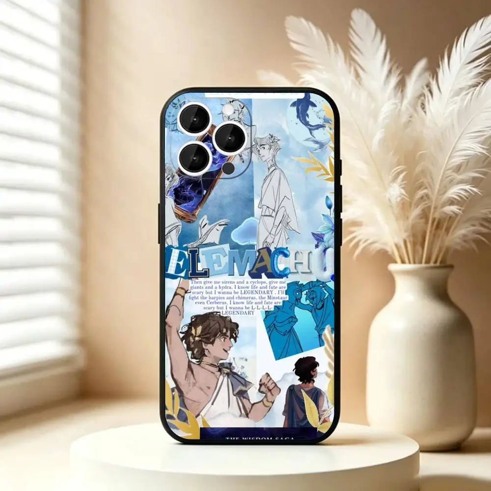 Epic Aesthetic Black Silicone Phone Case - Soft Protective Cover