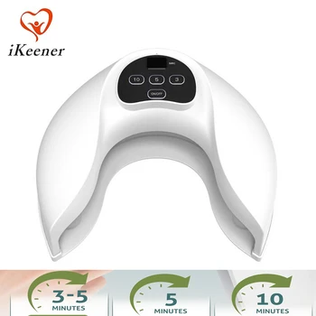 Dispositivo Laser per Terapia della Micosi delle Unghie, Doppia Onda 14 LED Blu 470nm 8 LED 930nm Luce Infrarossa Invisibile per il Trattamento dell'Onicomicosi delle Unghie dei Piedi