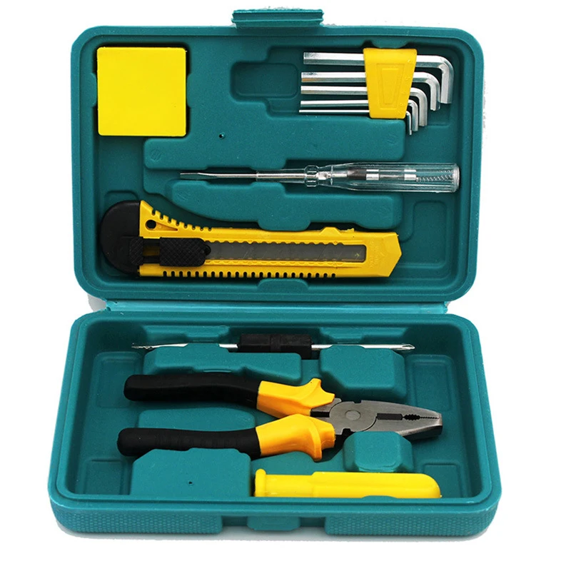 Complete Tools Set Kit Professional Hand Toolbox General Household Work Repairs Maintenance Metal Carpentry