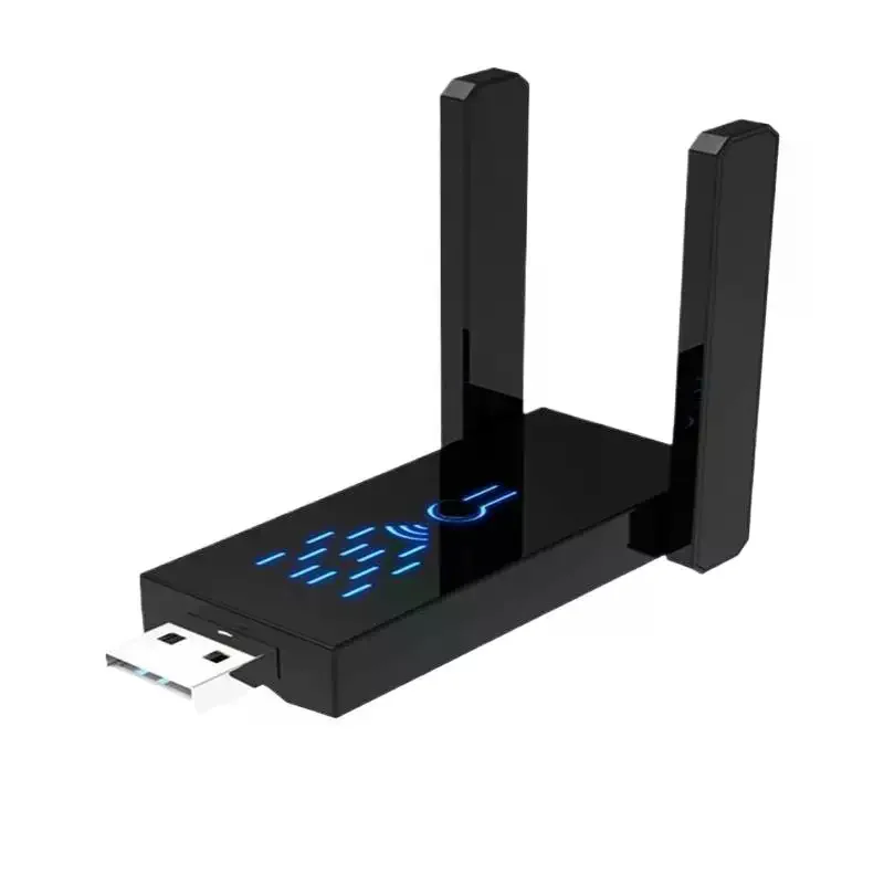 USB 3.0 WiFi 어댑터 5G 듀얼 밴드 1300Mbps 고속 무선 동글 드라이버 필요 없음 노트북 PC 데스크탑용 안정적인 연결
