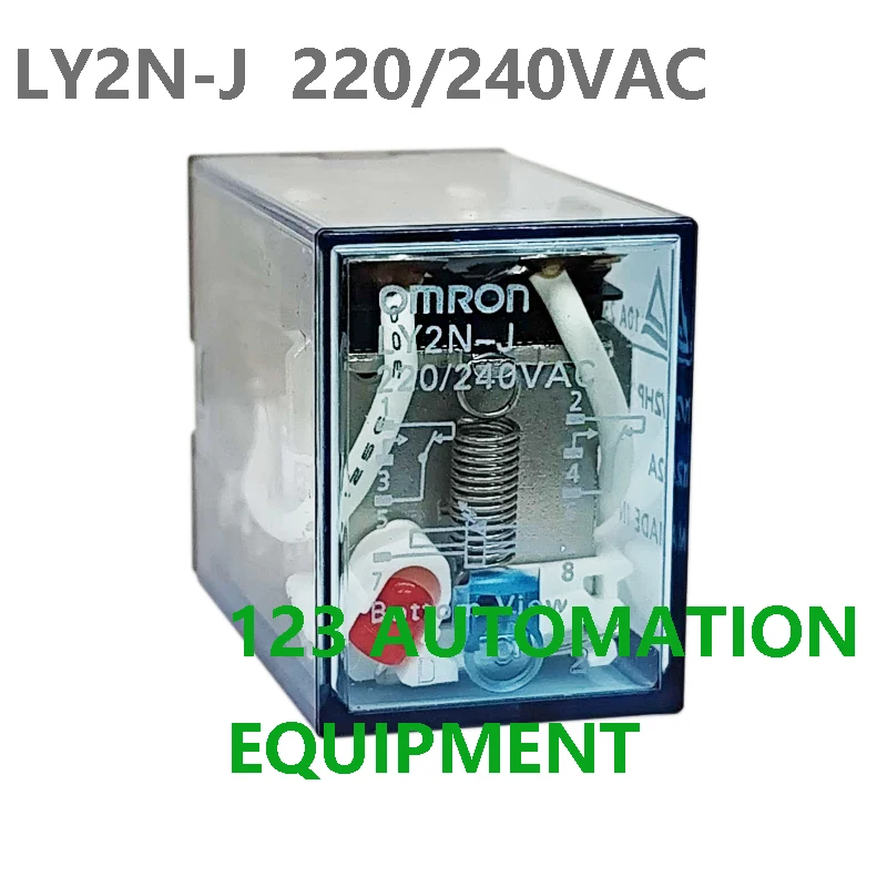 OMRON LY2Nリレー 24VDC 10個セット 10pcs Authentic Original Omron LY2N-J(LY2NJ) 24VDC 220VAC