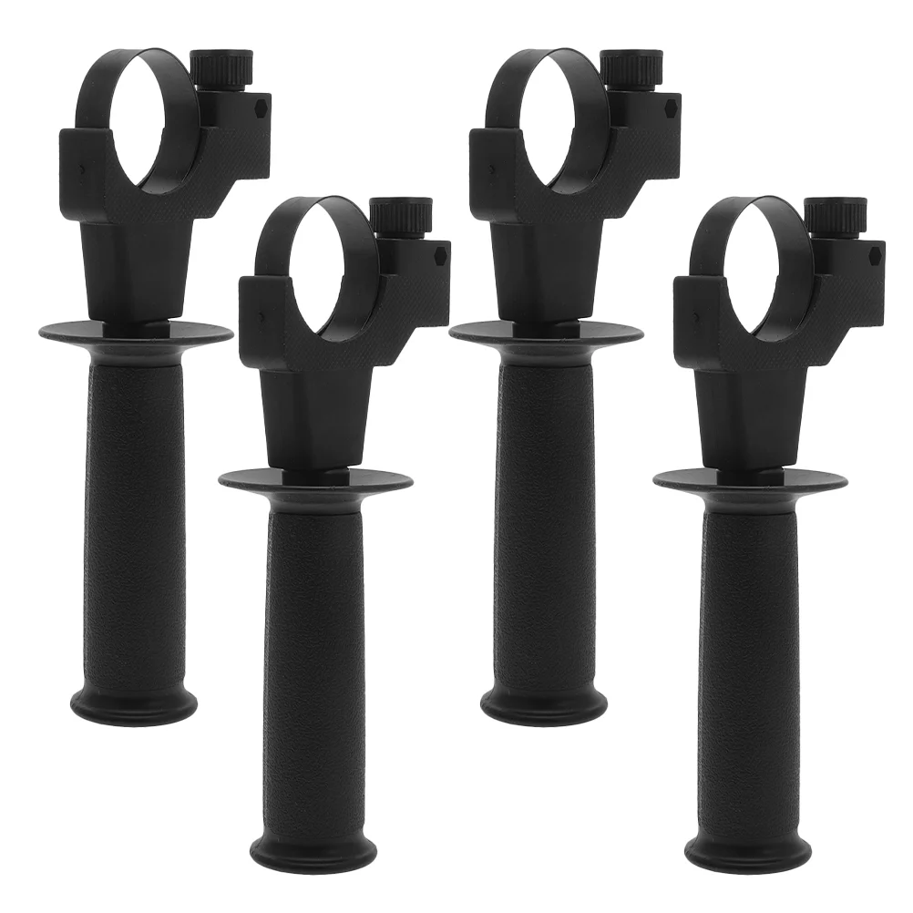 

4 Pcs Electric Hammer Accessories Replaceable Impact Drill Grip Daily Use Handle Tool for Side Front Sturdy