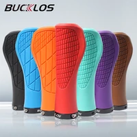 BUCKLOS poignée de guidon de vélo serrure ergonomique sur couvercle de poignée de vélo poignées de cyclisme absorbant les chocs barre poignées de vtt souples 1