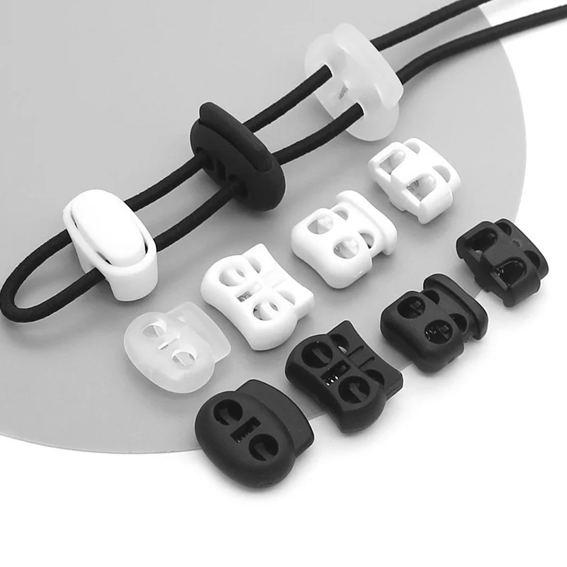 12pcs Plastic Cord Lock Stopper for Drawstring Elastic
