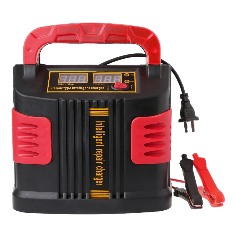 350W 14A Auto Regola Caricabatteria Lcd 12V-24V Avviatore Emergenza Per Auto Portatile
