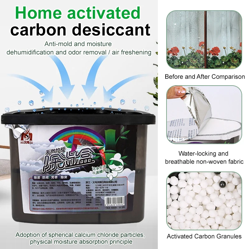 Home antimold activated box closet desiccant material moistureproof agent silica gel desiccant moisture absorber bag moisture absorber moisture absorbing bag