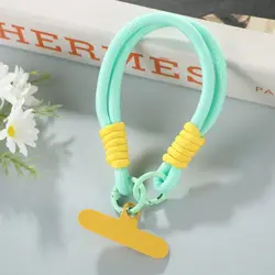 Vibrant Candy Colors Phone Strap Lanyard Accessory (Light green)