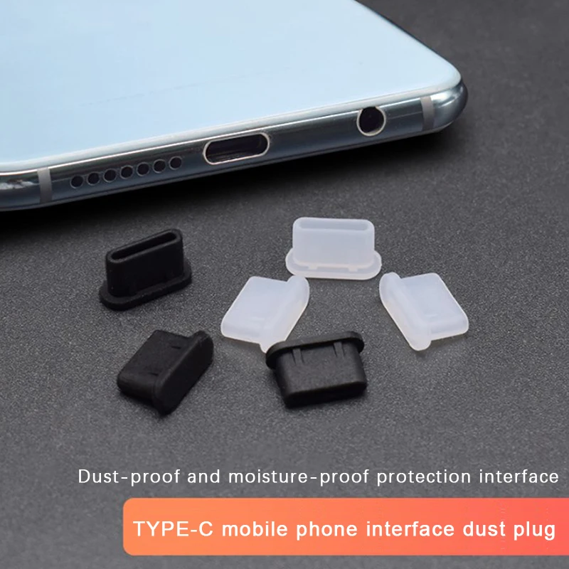 3pcs Type-C 먼지 플러그 전화 USB 충전 포트 보호 커버 RC-N1 원격 제어 드론 용 먼지 방지 캡