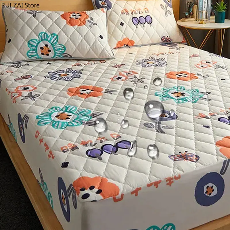 FittedSheetProtectionBreathableBedNoiselessforKidsPotty