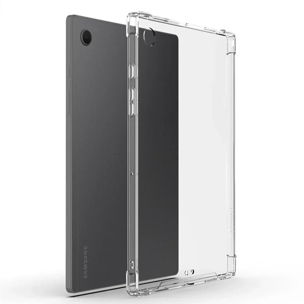 para Samsung Galaxy Tab a8 10.5 2023 Sm-x200 Sm-x205 Case Tpu Silicone Airbag Capa Transparente Fundas para Galaxy a8 Sm-x200 X205 - Imagem 2