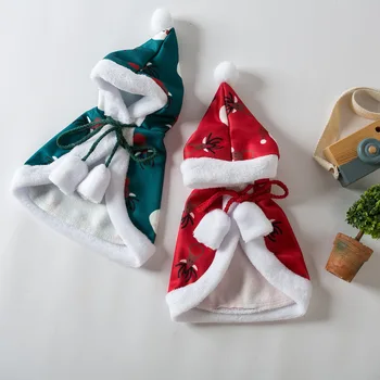 Red Hooded Pet Cape 1