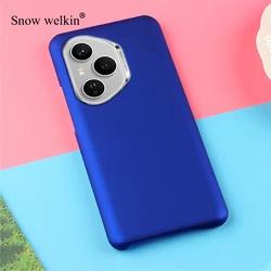 Luxury Multi-Color Matte Rubberized Hard Case - Premium Back Cover for Honor 400 Pro Global (Dark Blue)