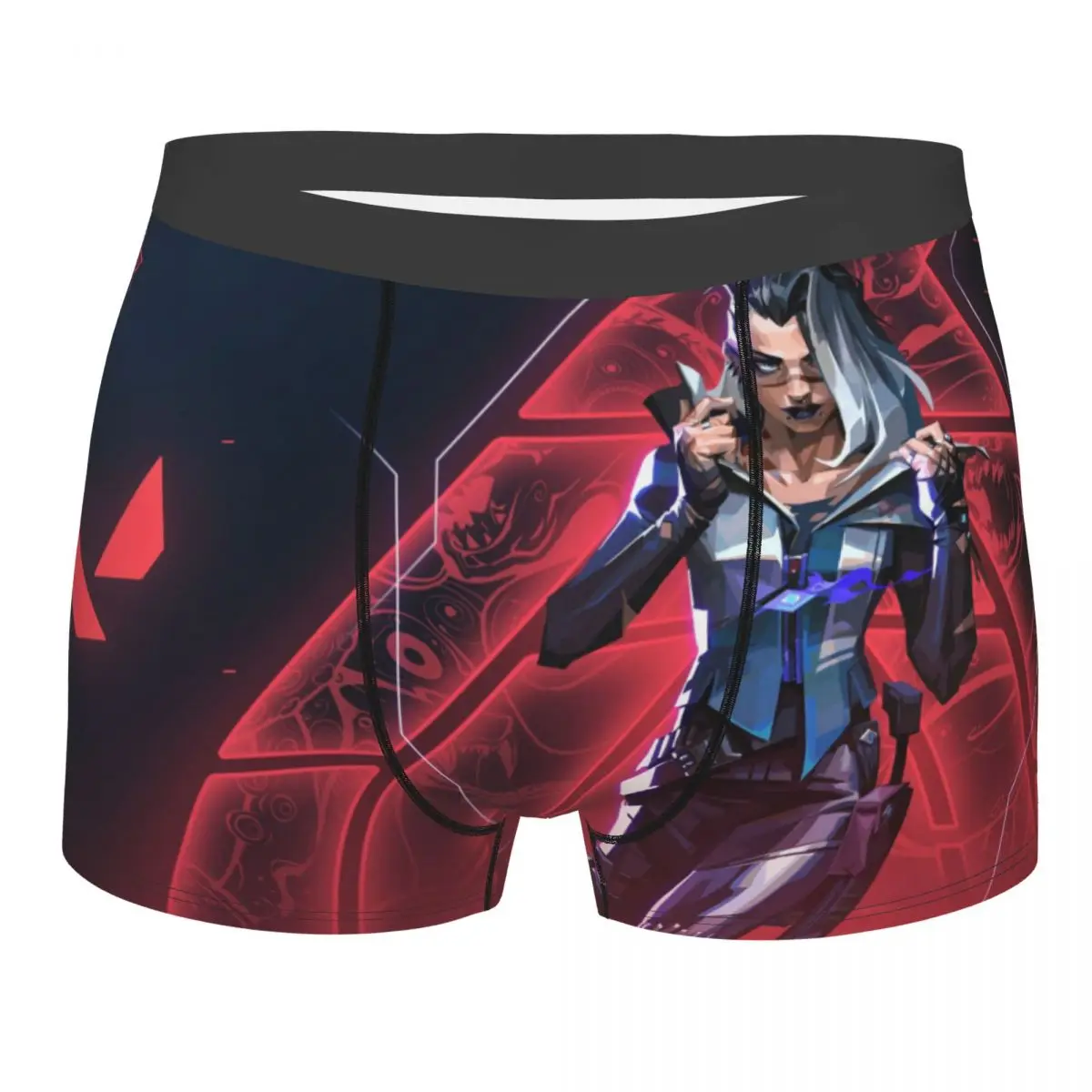 

Valorant Game Fade Art Underpants Cotton Panties Man Underwear Ventilate Shorts Boxer Briefs