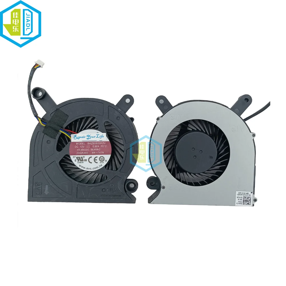 Ventilador de Refrigeração da Cpu 2y42r para Dell Inspiron 5477 7777 Asio Optiplex 7460 7770 7470 7760 Tudo-em-um Bazb0815r2u P012 02y42r 12v