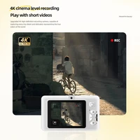 4K CCD Ретро цифровая камера Портативная камера 50 миллионов пикселей Автофокус Камера начального уровня Двойная камера Вспышка Студенческий CCD — изображение 5