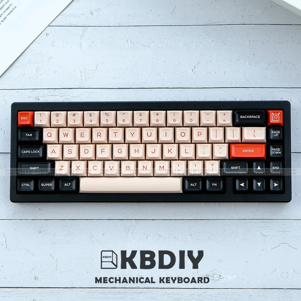 Kbdiy-gmkfans Flamingo Keycap Teclado Mecânico Pbt Perfil SA Personalizado Double Shot Iso 160 Teclas por Conjunto Gmk67 - Imagem 2
