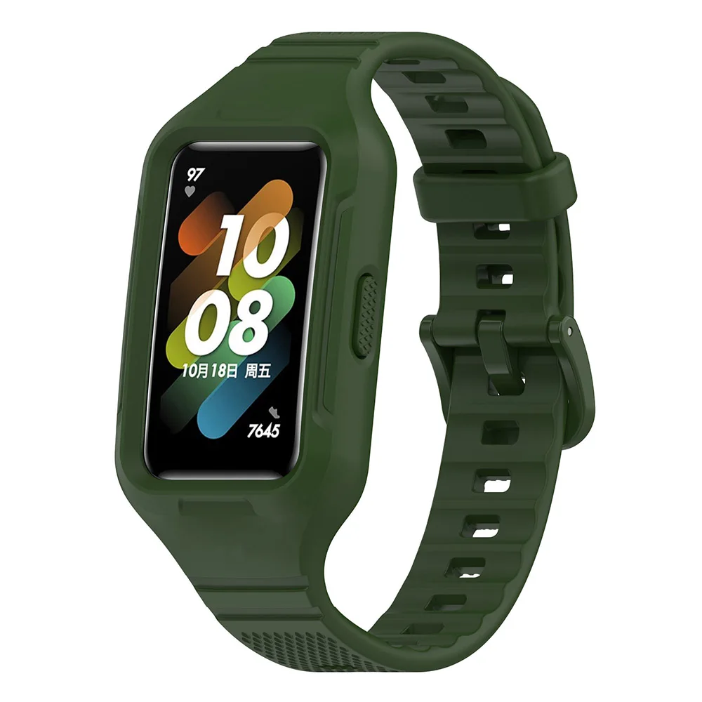 Silicone Wristband with Integrated Protective Case