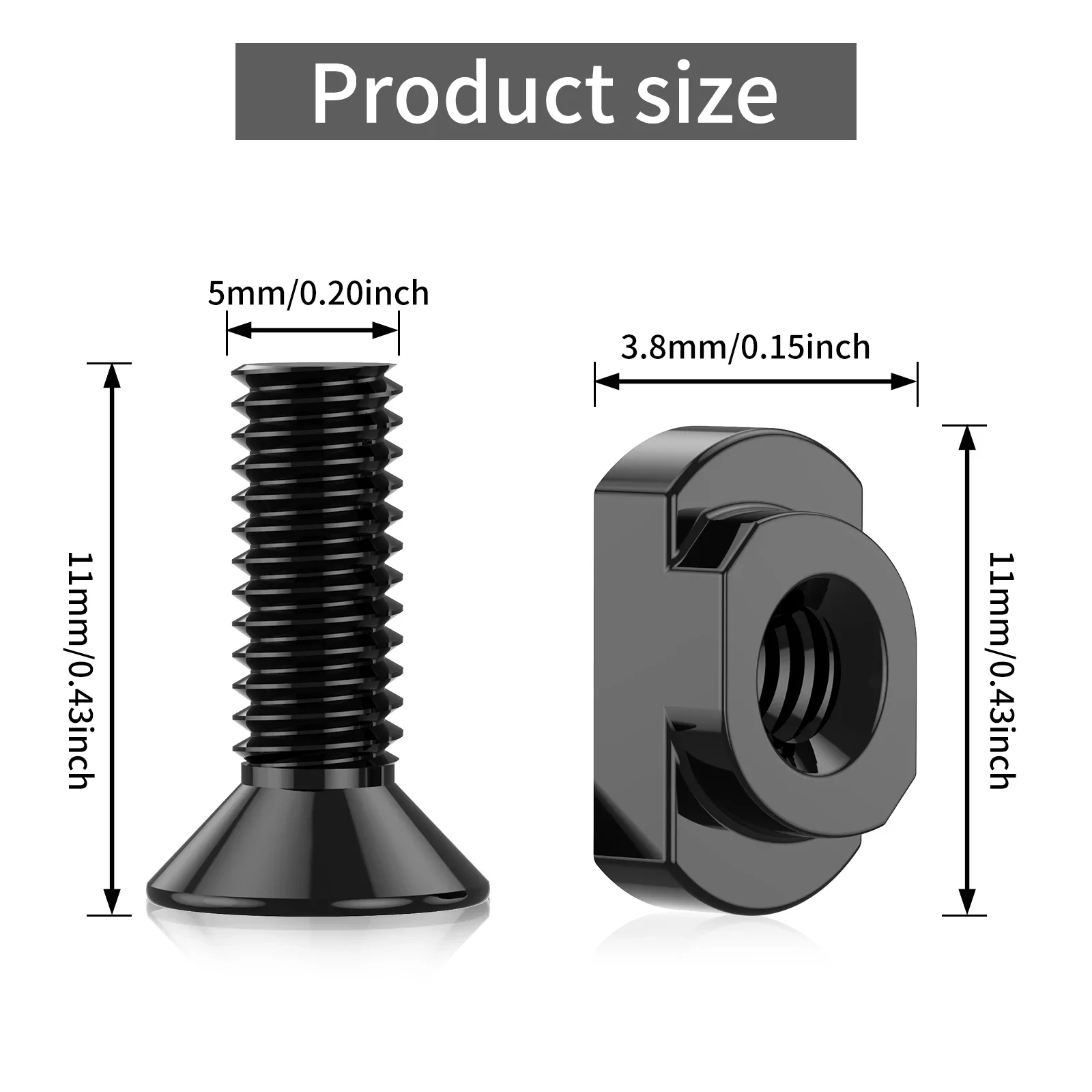 M4 M-LOK screw and nut replacement set 40Pairs screw bolt nut set screw washer nut kit for MLOK Rail Airsoft Rifle Hunting Gun Accessories