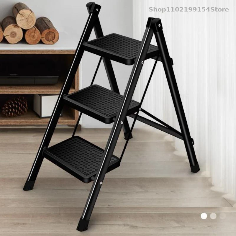 cowboy Vooruitgang de sneeuw Indoor Opvouwbare Visgraat Ladder Thuis Kleine Ladder Kan Klim De Ladder  Telescopische Stap Trap Drie Stap Multifunctionele stap| | - AliExpress