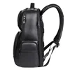 Men's Backpack Genuine Leather Laptop Backpack Waterproof Travel Backpack Teenager Boys Travel Bag Men Fashion School Bag 3