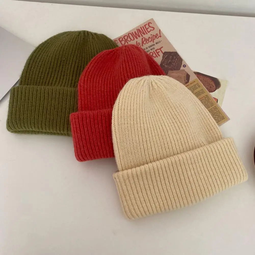 

Coldproof Comfortable Outdoor Warm Riding Knitted Pullover Scarf Hat Daily Wear