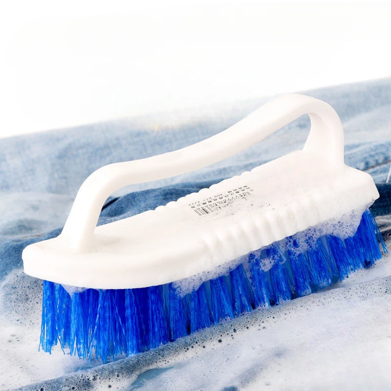 

Scrubbing Brush Hard Bristle Laundry Clothes Shoes Scrub Brush Portable Plastic Hands Cleaning Brush for Kitchen Bathroom