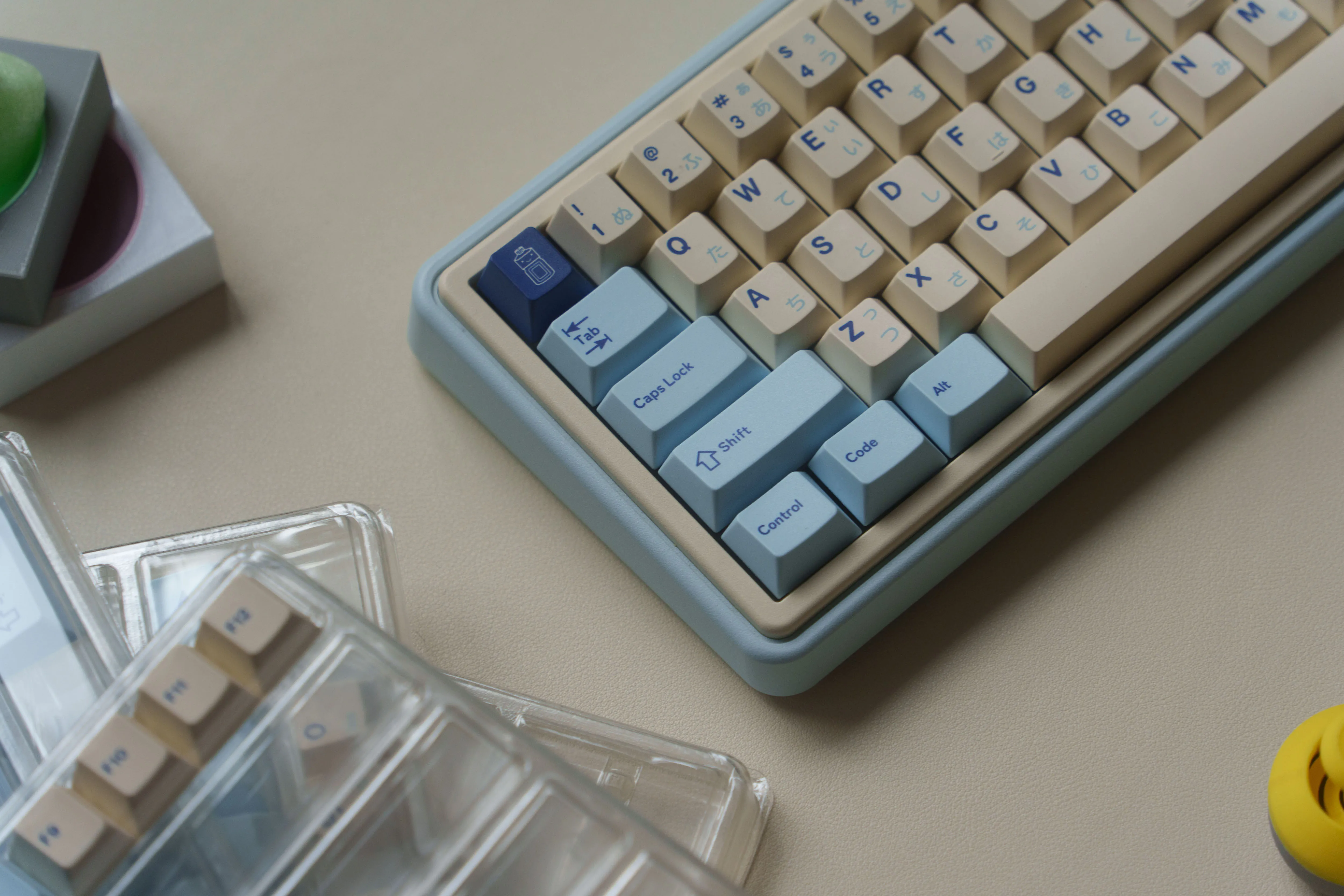 Vintage Keyboard Cap, Perfil cereja, cor clara,