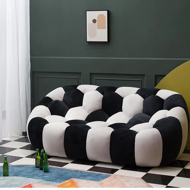 

Luxury Recliner Cozy Room Sofa Modern Nordic Room Lounge Fabric Sofa Cozy Lazy Solid Wood Divani Da Soggiorno Decoration