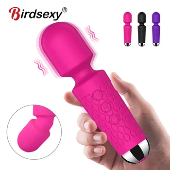 Wireless Dildos AV Vibrator Magic Wand for Women Clitoris Stimulator USB Rechargeable Massager Goods Sex Toys for Adults 18 1