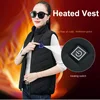 17 Areas Electric Heated Vest Usb  Heating Vest Heated Jacket Men Women Heated Bodywarmer Usb Inner Heat Vest Veste Chauffante 4
