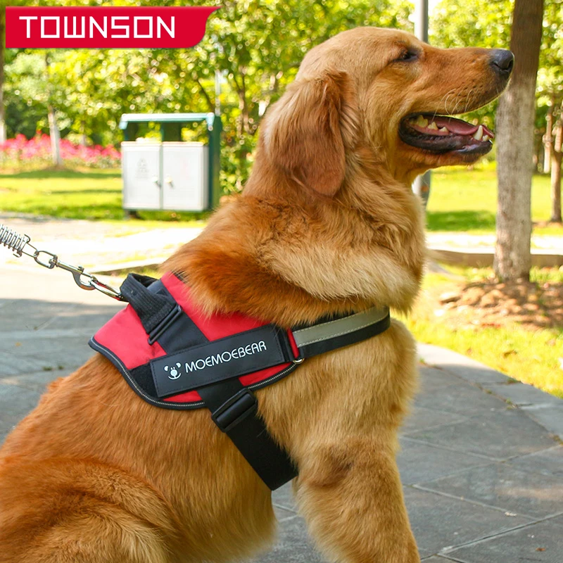 Dog Harness Reflective Breathable Adjustable Pet Harness For Dog Vest Dog Walking Lead Leash
