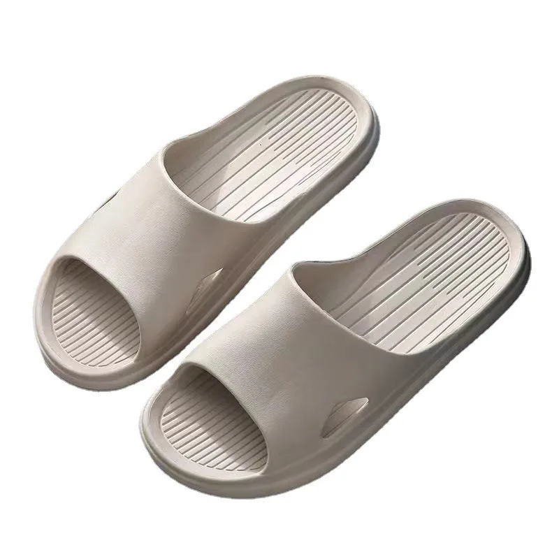 

L38 Bathroom anti-slip slippers for women summer indoor home eva soft soles with a sense of stepping on shit new household slipp
