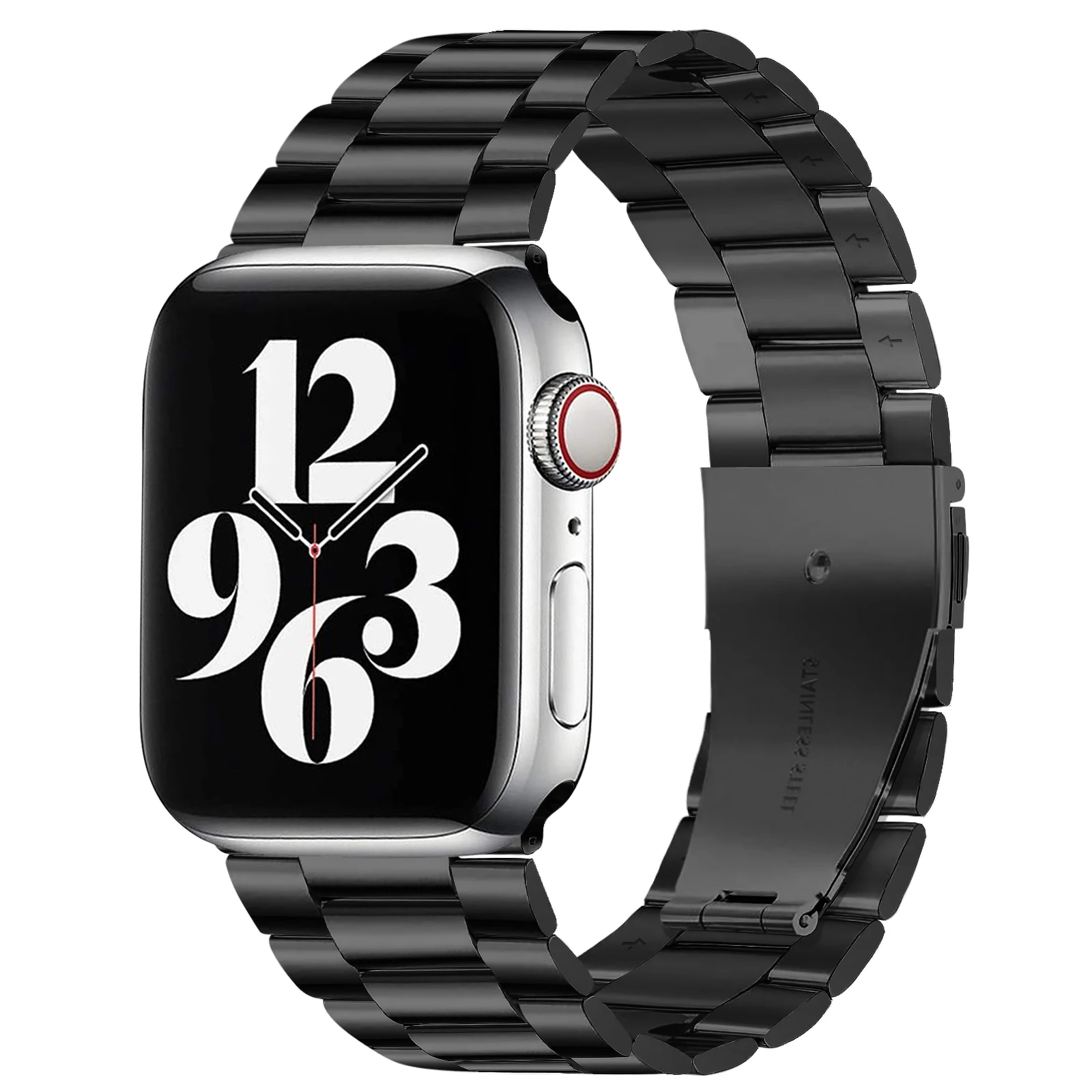 

Ремешок для Apple Watch Band 44 мм 40 мм 45 мм 41 мм Ultra2 49 мм 42 мм 44 45 мм, стальной браслет для наручных часов iwatch Series9 7 8 6 5 4 3 2 1