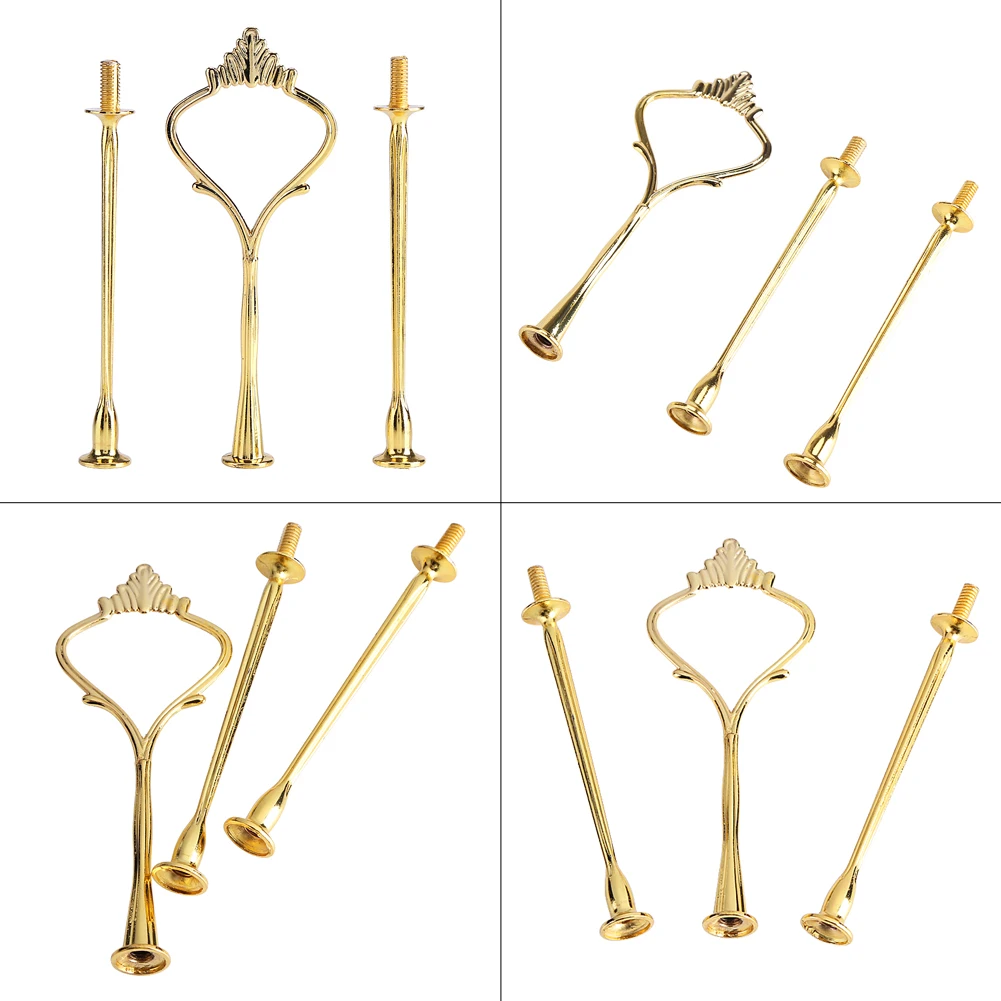 Cake Fruit Holder Handle Cake Plate Stand Handle Multi tiers Cupcake Tray Stand Fruit Plate Hardware Fitting Holder baking supplies