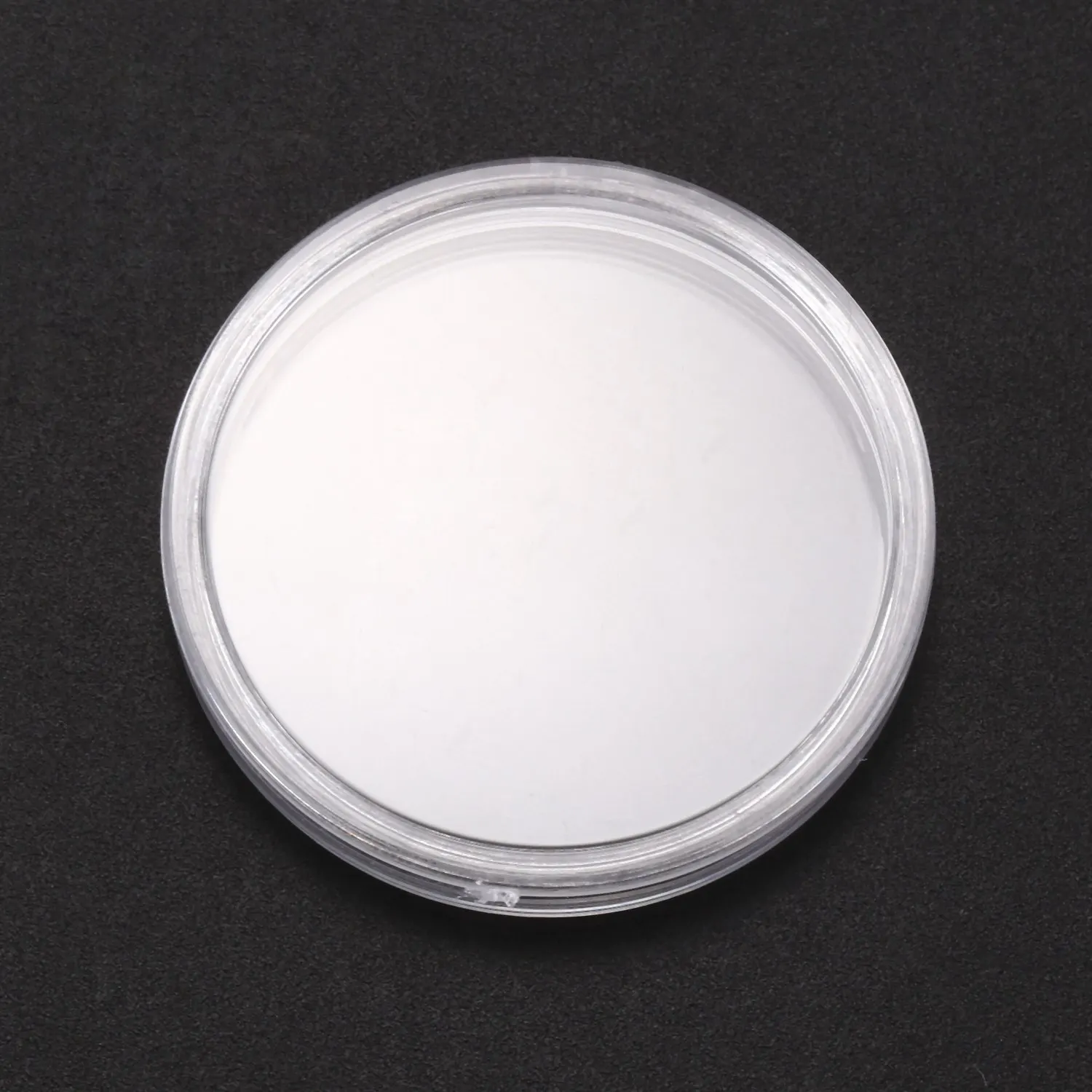 10 pcs Small round transparent plastic coin capsules box 30mm 5