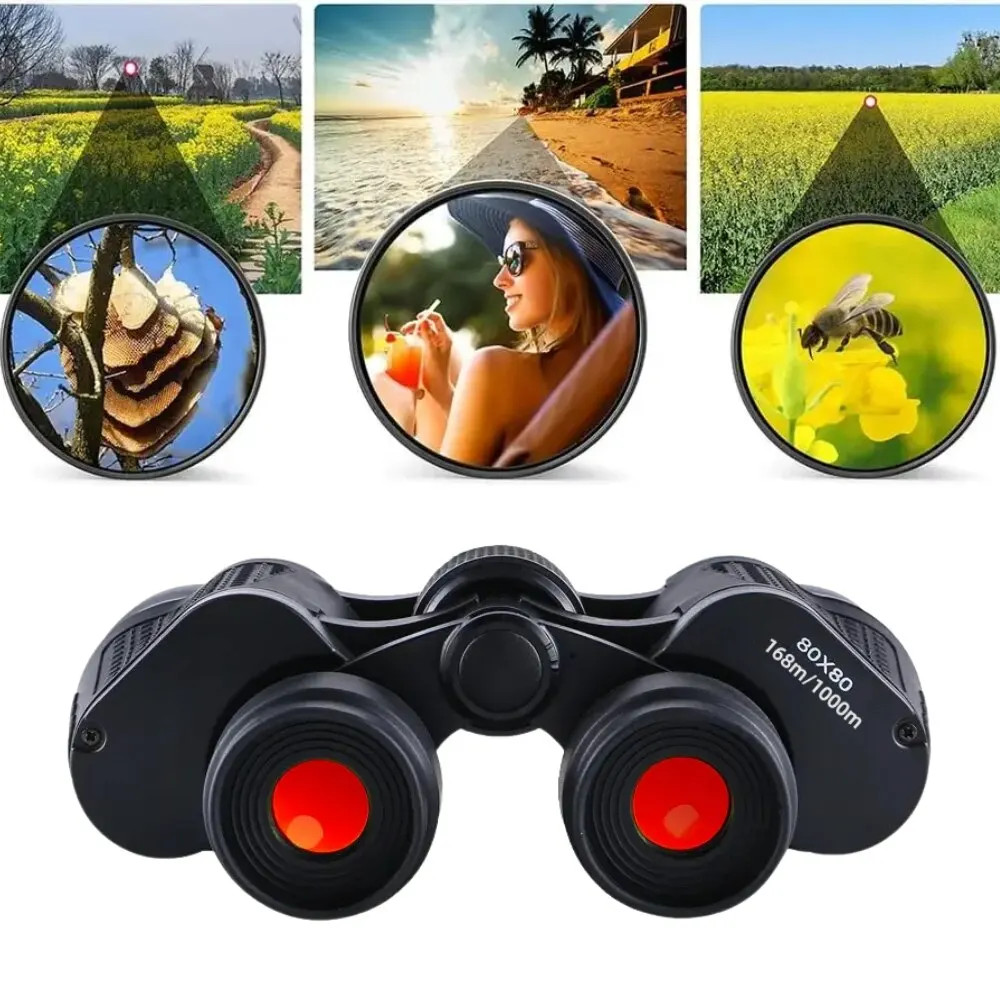 80X80 Binoculars Long Range 10000M High Clarity High Power For Outdoor Hunting Optical Night Vision Binoculars