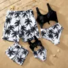 PatPat Family Look Swimwears Coconut Tree Print One-piece Couple Look 1