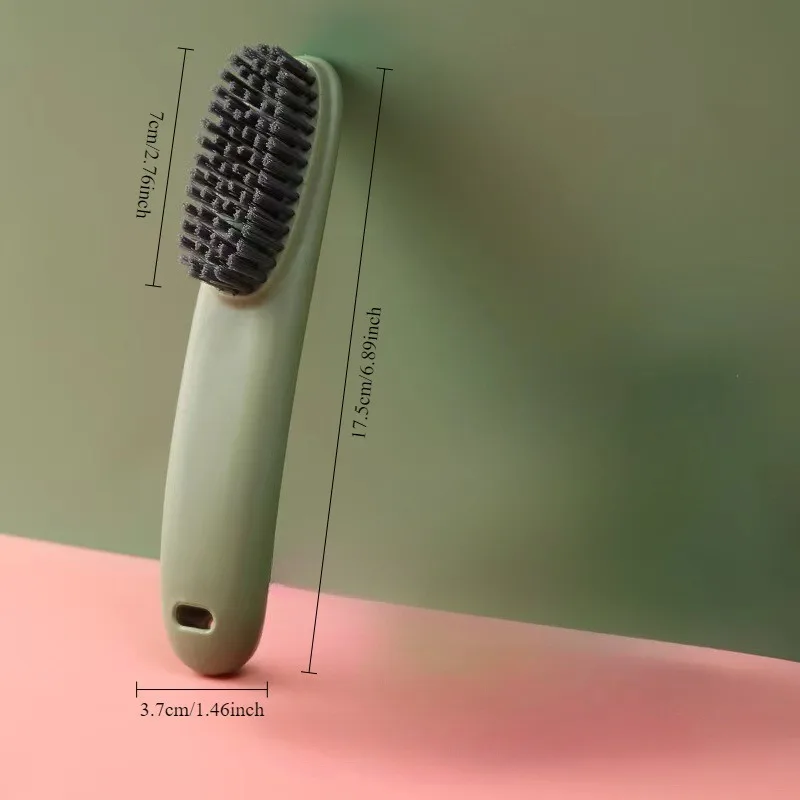 1/2/3Household laundry brush long handle shoe brush soft hair multifunctional cleaning brush home daily board brush shoe brush 3