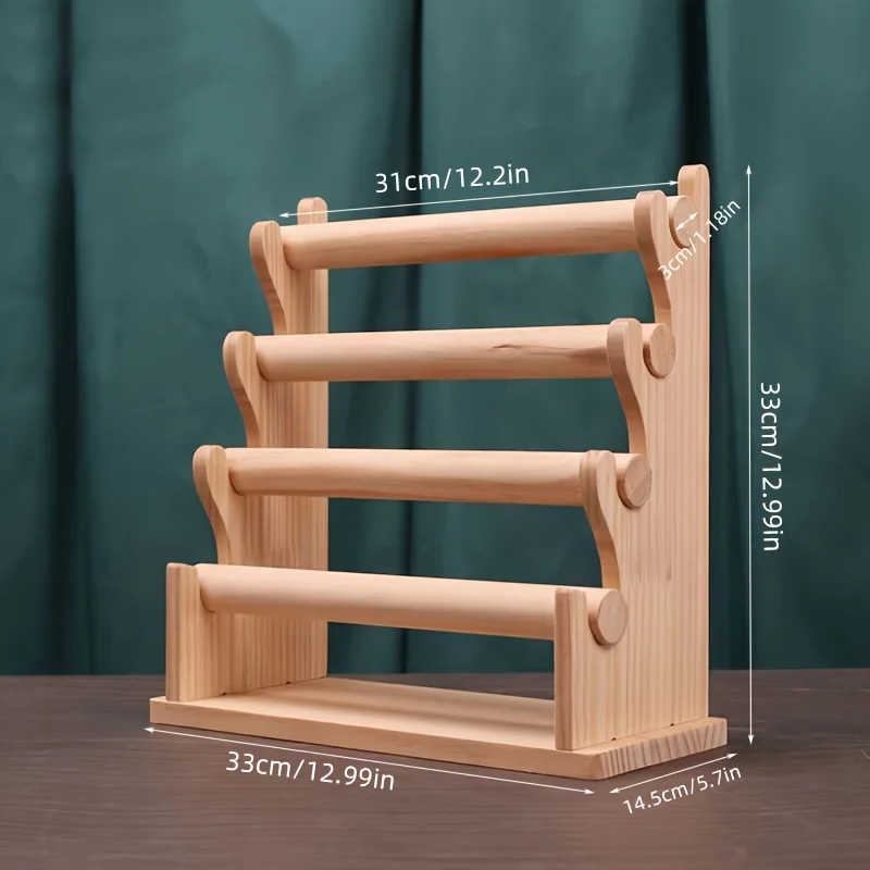 Solid wood bracelet display frame bracelet frame jewelry frame watch frame jewelry frame hair ring head rope storage rack 6