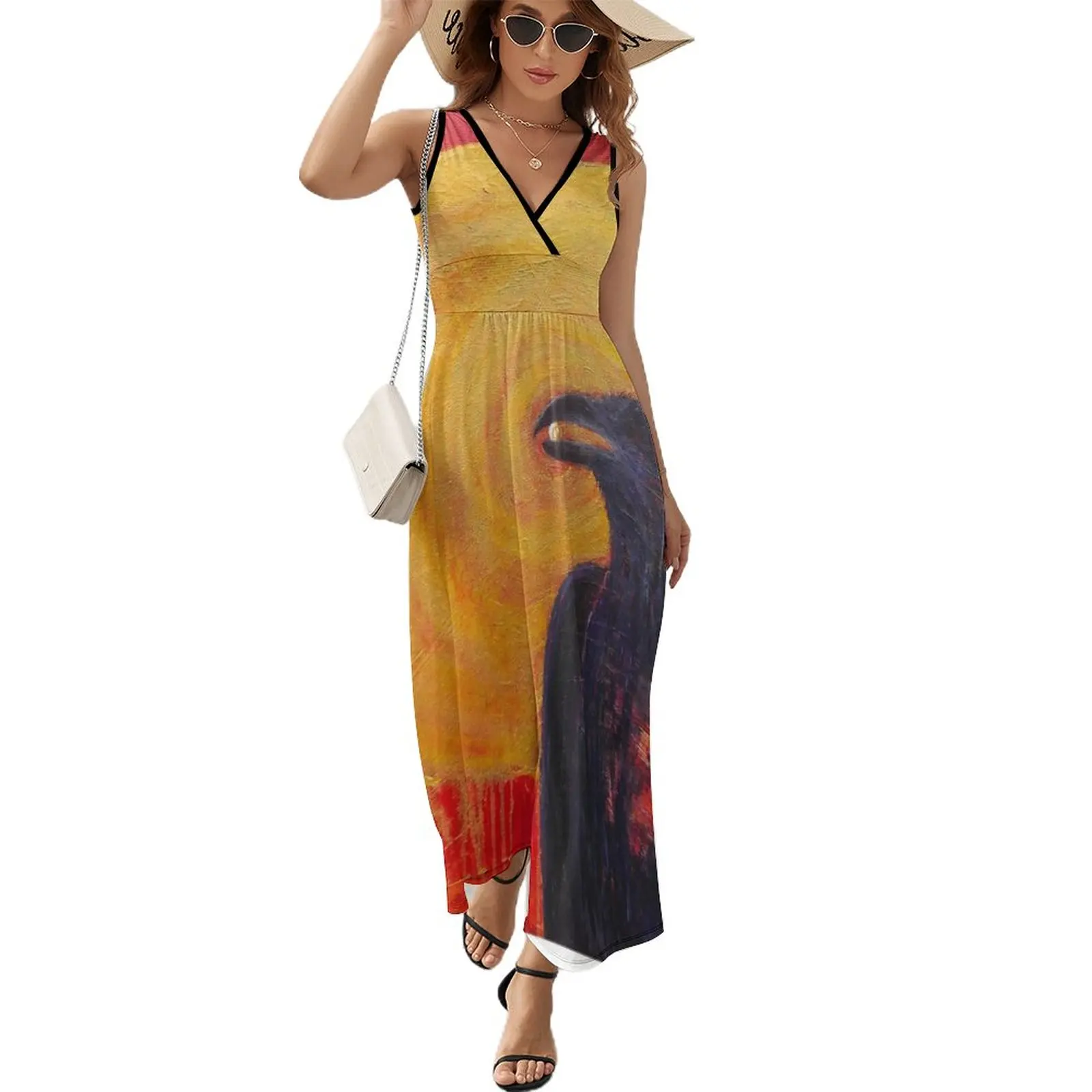 

Spirit Keeper Sleeveless Dress women dress beach outfits for women dresses korean style dresses with long sleeves