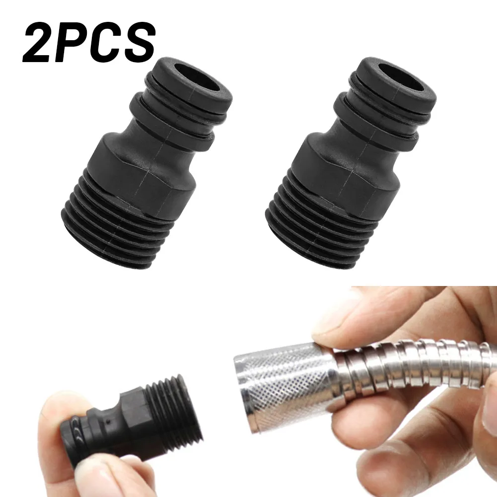 

1/2" BSP Threaded Tap Adaptor Garden Water Hose Quick Pipe Connector Fitting Garden Irrigation System Parts Nipple Connector