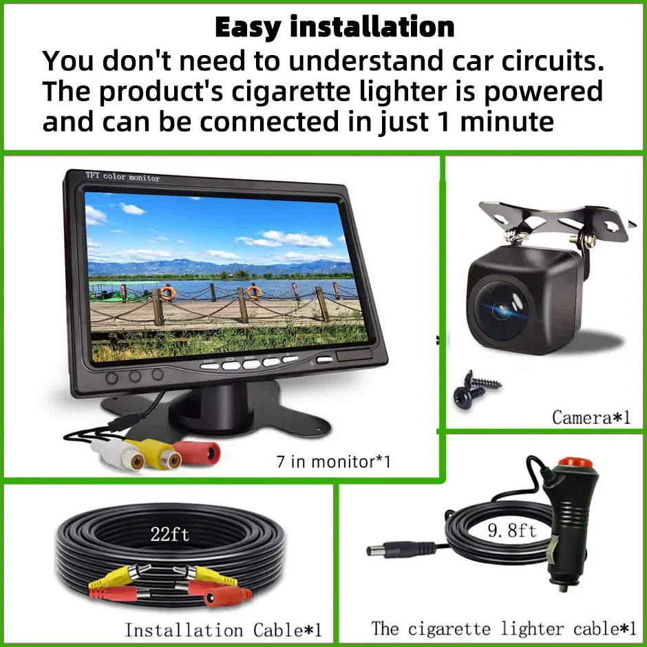 7in monitor add Cam