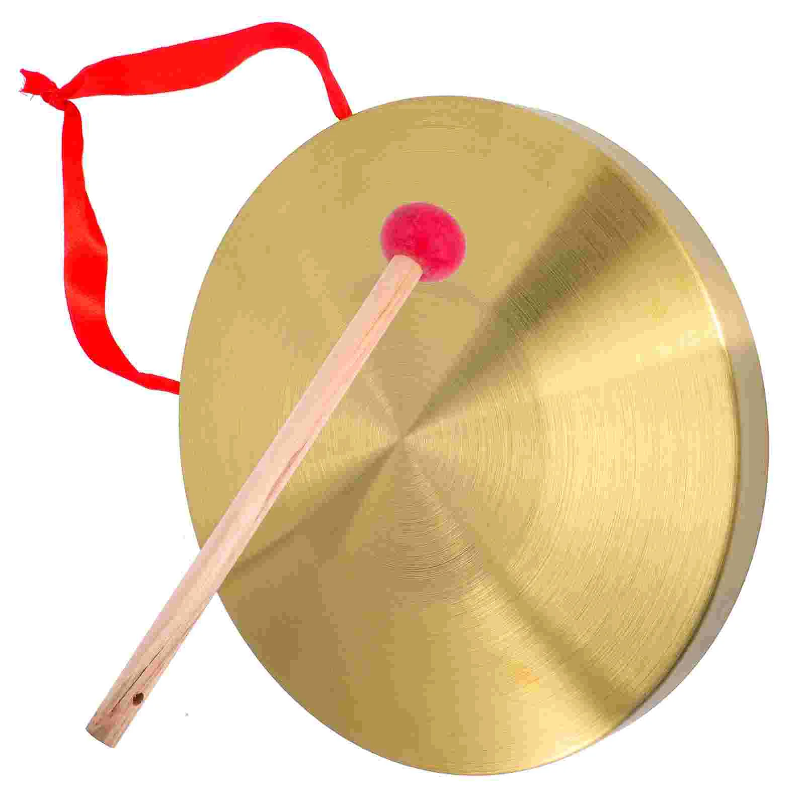 

Loud Chinese Gong Instrument Portable Copper Gong Warning Percussion Instrument Funny Percussion Instrument Kids Supply