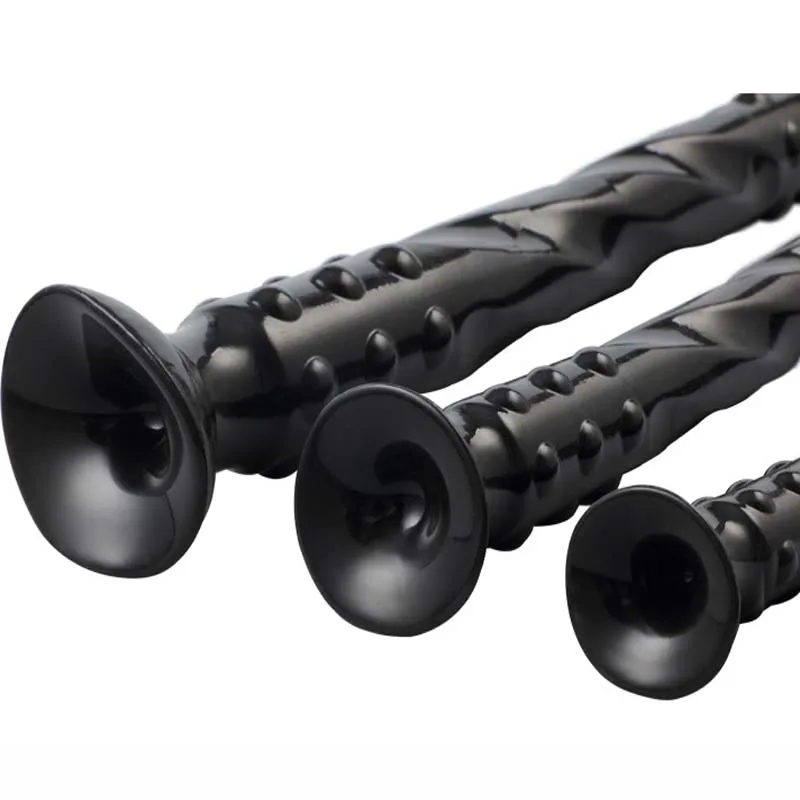 Long dildo à perles pour couples anal plug stimulateur sextoy_voghion.com