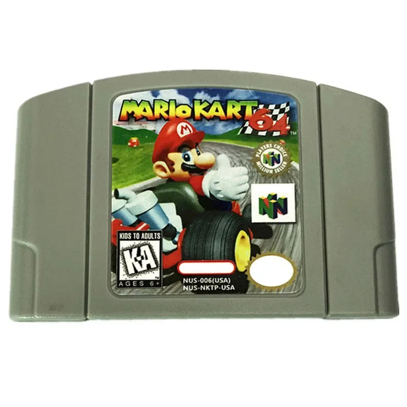 

Mario Kart 64 N64 Game Card Series Is Suitable for N64 Version, American English Version and Japanese Animation Toy Gift.