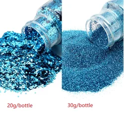 Vibrant Glitter Sprinkles for Creative DIY Makeup and Nail Art (Blue)